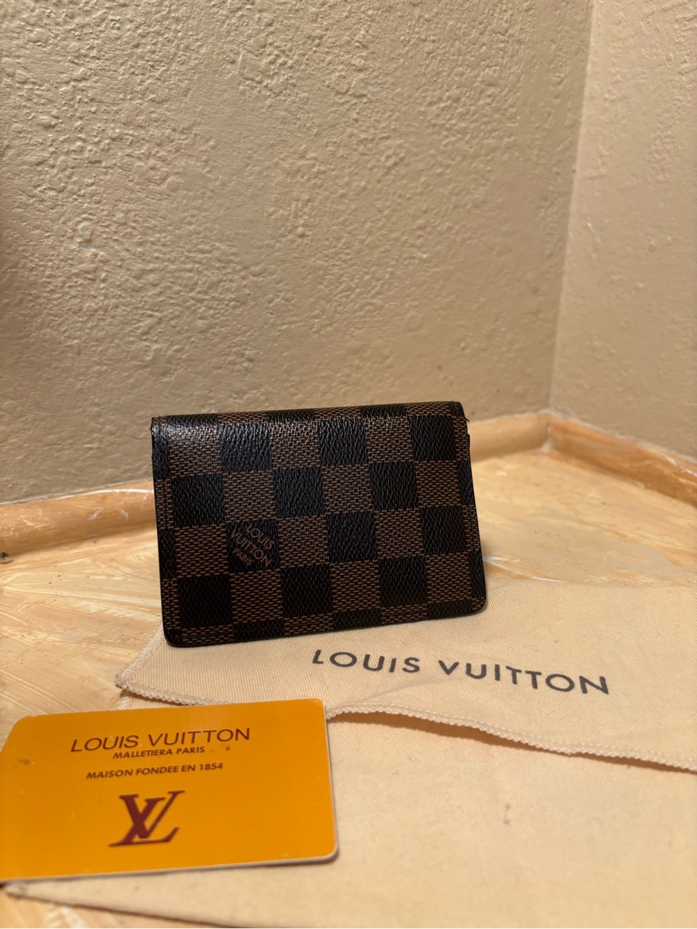 Louis Vuitton Black Bifold Card Holder